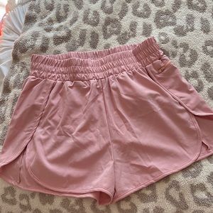 Lalala pink workout shorts- size M